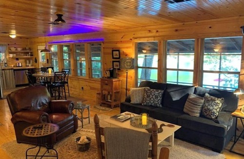 Pleasure Point Cottage | Waterfront Lake Cabin: Updated with Private Lodge Vibe