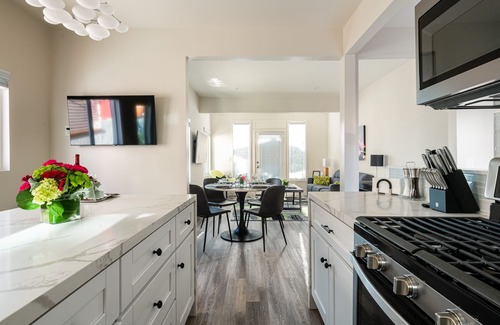 Middletown Villa | Family Villa with Ocean View, Hot Tub & Firepit Retreat