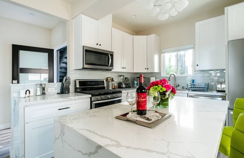 Middletown Villa | Family Villa with Ocean View, Hot Tub & Firepit Retreat