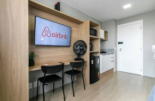 Bras Apartment | New York Studio in Brás with Swimming Pool/Brás Subway