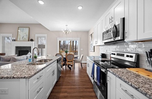 Blue Township House | Modern 4-Bedroom Ranch Home with Creekside Serenity