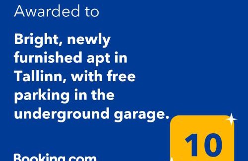 Kadriorg Apartment | Modern Apartment in Tallinn with Free Underground Parking