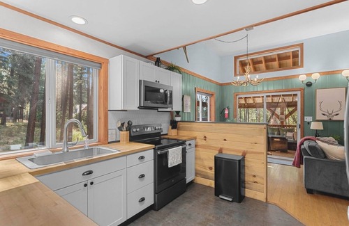 Leavenworth Cabin | Dog-Friendly Cabin with Private Hot Tub & Ocean Views