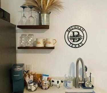 Brenham House | Modern Studio Retreat Steps from Downtown Brenham