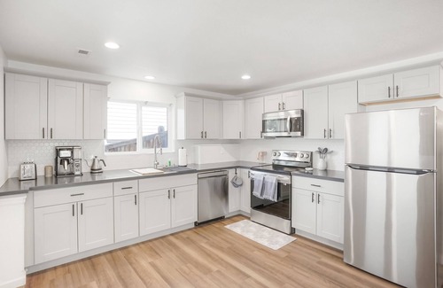Parker Apartment | Modern Walkout Basement with Private Entry and Full Kitchen