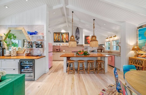 Dunmore Town House | Stylish Retro Bungalow Just Steps from the Beach & Pool