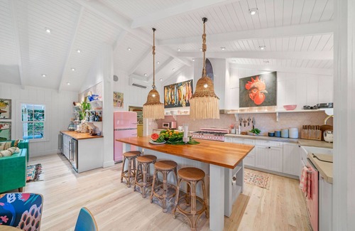 Dunmore Town House | Stylish Retro Bungalow Just Steps from the Beach & Pool