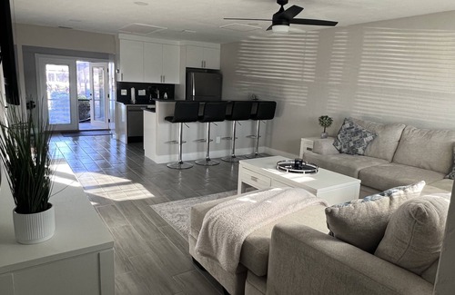 Caloosahatchee House | Modern Waterfront Retreat with Heated Pool & Ocean Views