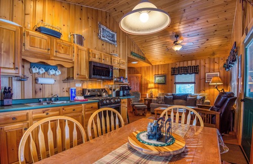Rangeley Plantation Cabin | Experience Niboban Cabin 5 with Lake Views and Fire Pit