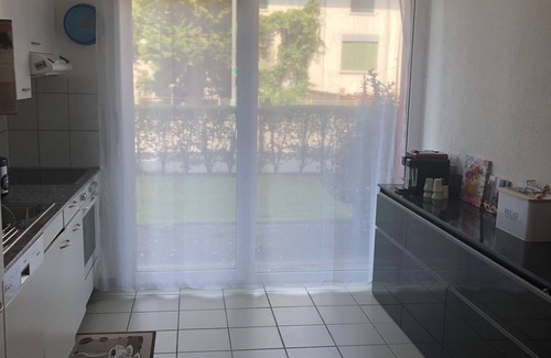 Uster District Apartment | Cozy Two-Bedroom Apartment with Expansive Terrace