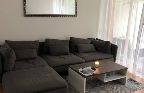 Uster District Apartment | Cozy Two-Bedroom Apartment with Expansive Terrace