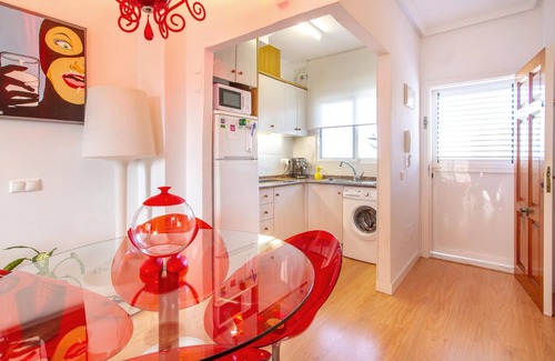 Els Arenals del Sol Apartment | Elegant Apartment with Pool, Steps from Arenales del Sol Beach