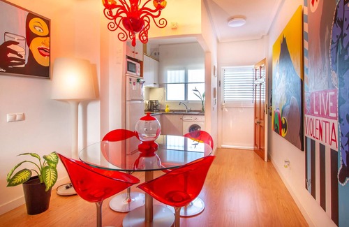 Els Arenals del Sol Apartment | Elegant Apartment with Pool, Steps from Arenales del Sol Beach