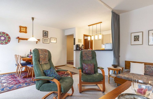 Champery Apartment | Nice apartment for 4 guests with WIFI, TV, balcony, panoramic view and parking