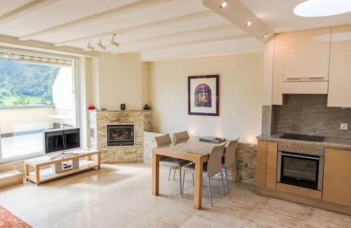 Leukerbad Apartment | Nice apartment for 4 guests with WIFI, TV and terrace