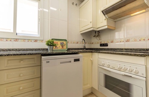 Cubelles Apartment | Cozy Apartment with Pool, A/C, and Ocean View for 4