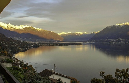 Ronco sopra Ascona Apartment | Nice apartment for 5 guests with WIFI, TV, terrace, pets allowed, panoramic view and parking