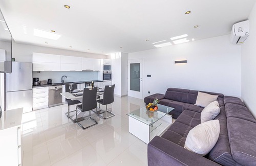 Seget Donji Apartment | Modern Family-Friendly Apartment Steps from the Beach