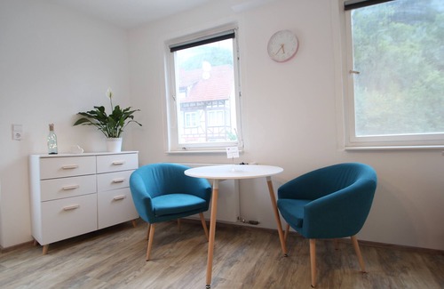Bad Urach Apartment | Bright Apartment with Kitchen and Terrace for Your Getaway