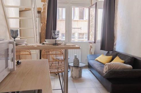 Les Cordeliers Apartment | Charming Duplex Studio Perfect for Couples in Lyon
