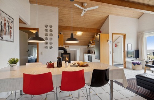 Vinderup House | Inviting Pool House with Scenic Limfjord Views