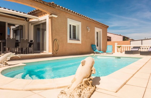 Salleles-d'Aude Villa | Relaxing Retreat with Private Pool in Scenic Village