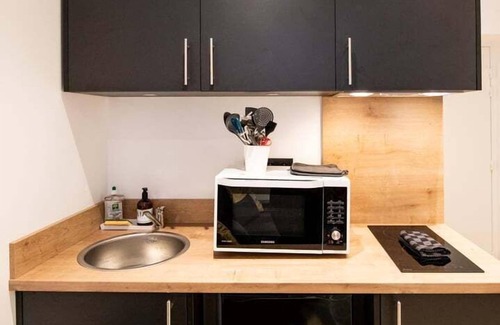 Terreaux - Bat d'argent Apartment | Cozy Studio Near Hôtel de Ville with Kitchen & Breakfast