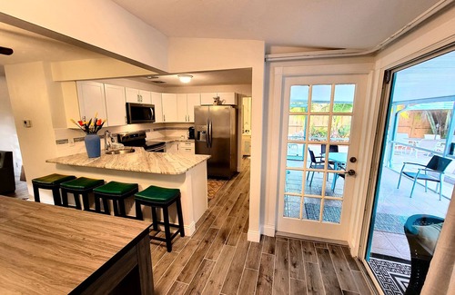 Palm Beach Gardens House | Private Suite with Heated Pool, Steps from the Beach