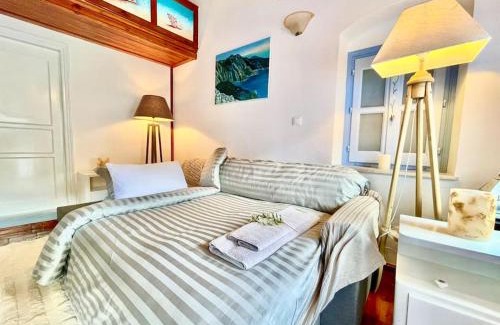 Symi Apartment | Seafront Retreat at Nikolakis with Ocean and Harbor Views
