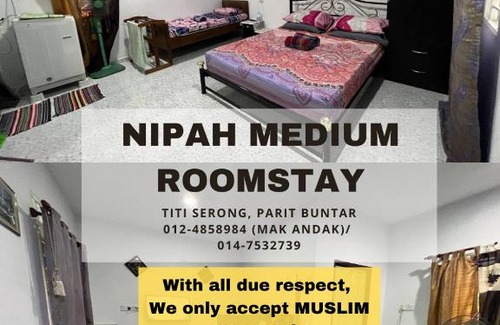 Parit Buntar House | Guest Rated: Nipah Medium Roomstay in Parit Buntar