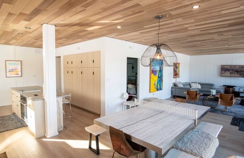 Black Hawk House | Experience Stillwater - Lakeside Container Retreat with Ocean Views