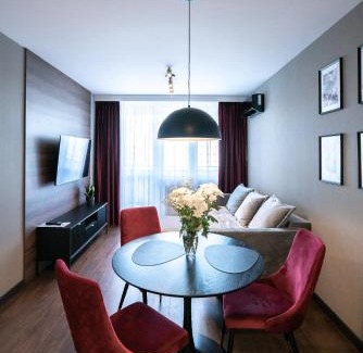 Biala Podlaska Apartment | Exceptional Noche Apartamenty Premium - Family-Friendly Stay