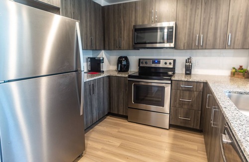 Chosewood Park Apartment | NOIR Loft: Downtown Access with Full Kitchen Amenities