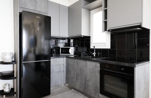 Corfu House | Elegant Noir Luxury Suite with Ocean View and Private Pool