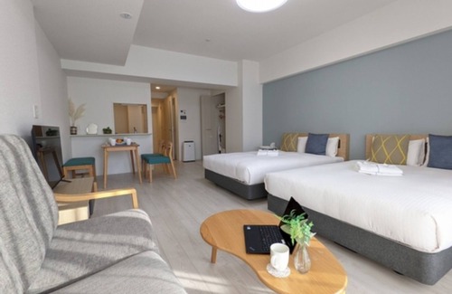 Tennoji Hotel | Modern Non-Smoking Double Bed Rooms on High Floor, Osaka