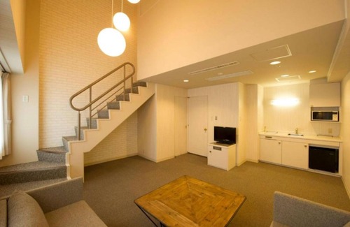 Asahikawa Hotel | Cozy Maisonette Suite with Kitchen in Asahikawa