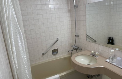 Higashihiroshima Hotel | Prime Nonsmoking Twin Rooms with Natural Hot Spring Access