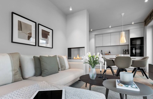 List Apartment | Nordic Suite - Infrared Shower, Balcony, Ethanol Fireplace, Wine Cooler, Quooker