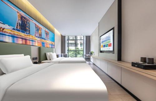 Haizhu Hotel | Norman Hotel - Guangzhou Haizhu District Binjiang East Road Subway - Free buffet breakfast - Free self-service laundry and drying - Free shuttle service during the Canton Fair in October and November