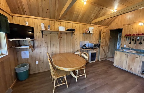 Fort Kent Cabin | Inviting Cabin 1: Pet-Friendly with Ocean Views & Breakfast