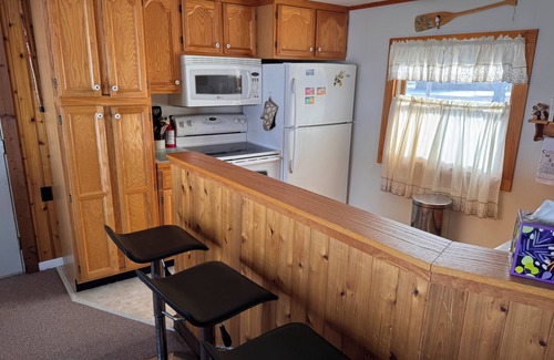 Prudenville House | Scenic Houghton Lakefront Home with Breathtaking Views
