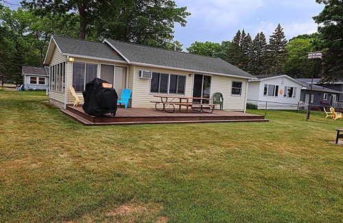 Prudenville House | Scenic Houghton Lakefront Home with Breathtaking Views