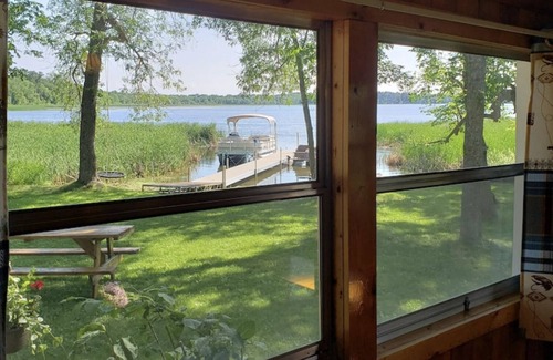 Menahga Cabin | Idyllic Northern Cabin by Two Lakes in Wadena County