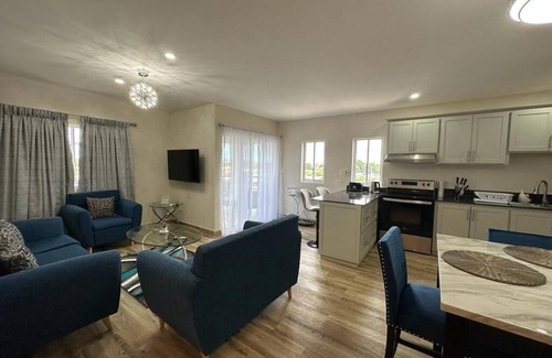 Buccoo Apartment | Nova Haven: Modern Apartment with Pool & Beach Access