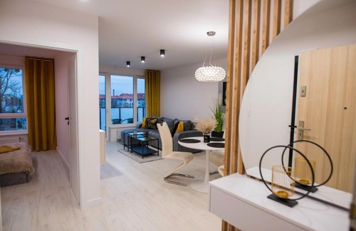 Biskupiec Apartment | Modern Ludova Apartment: Guest Rated 9.9 & Family Friendly