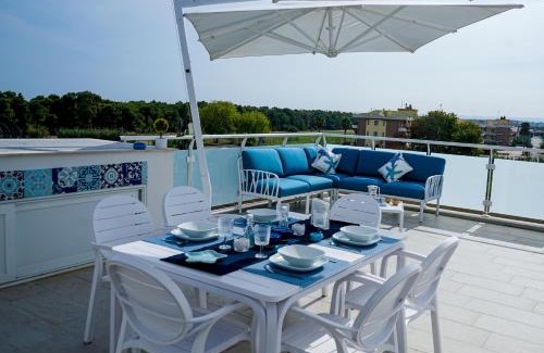 Lido di Campomarino Apartment | Experience NSM Blumarine: Private Beach & Ocean Views