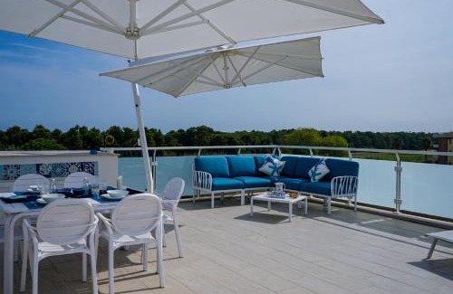 Lido di Campomarino Apartment | Experience NSM Blumarine: Private Beach & Ocean Views