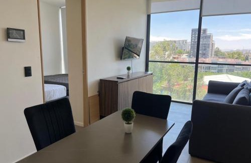 Zapopan Apartment | Modern Stay with Terrace, Pool, and Gym near the Ocean