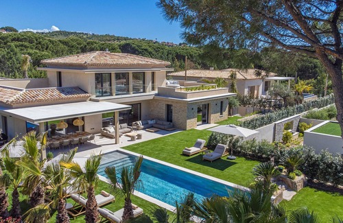 Sainte-Maxime Villa | Villa with Ocean View & Pool, Steps from the Center