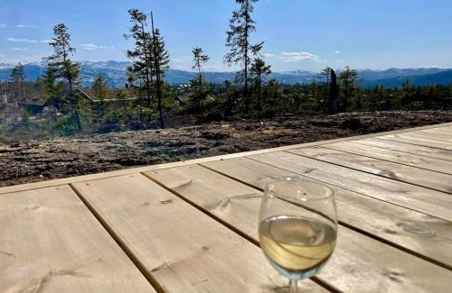 Vikberget House | Ny eksklusiv hytte, strøm og jacuzzi inkl i prisen